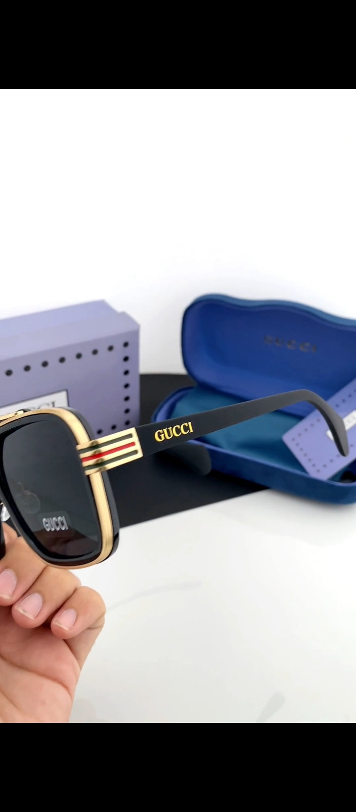 GUCCI SUNGLASS with original branded box