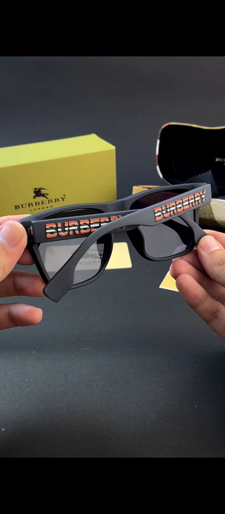 BURBERRY SUNGLASS with original branded box