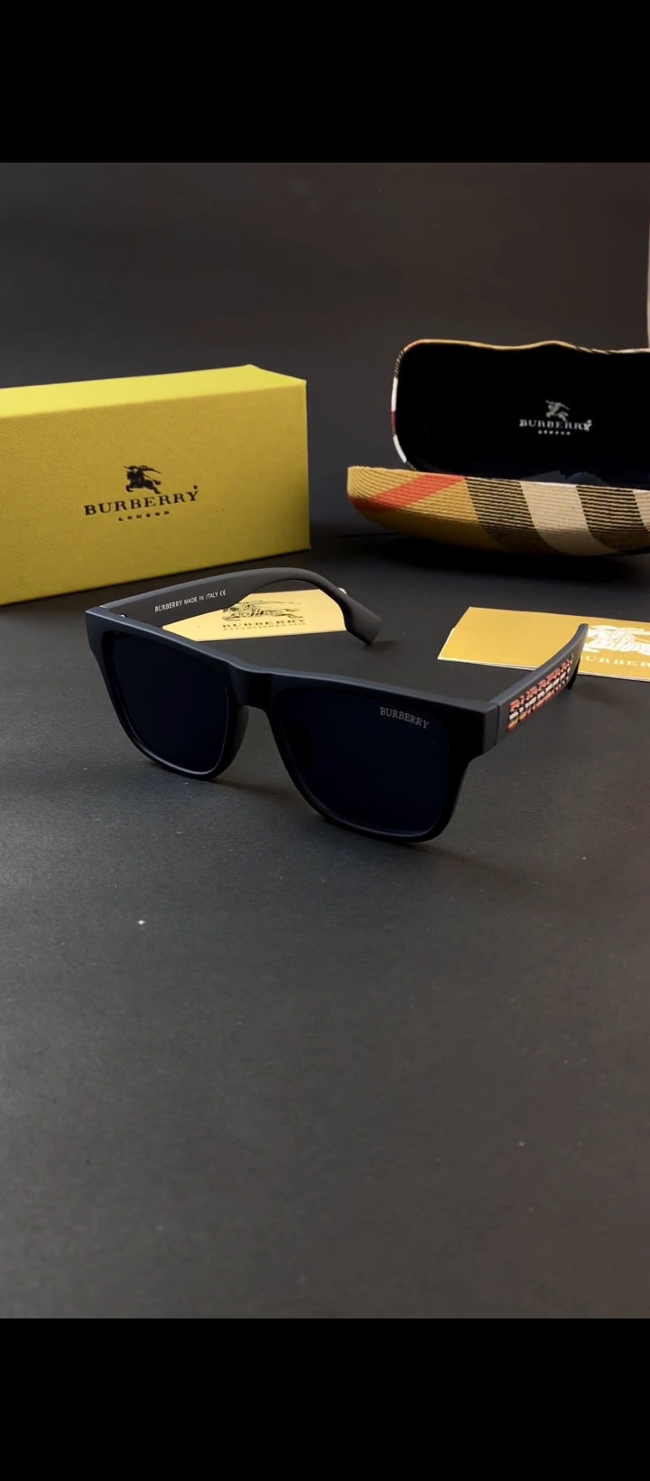 BURBERRY SUNGLASS with original branded box