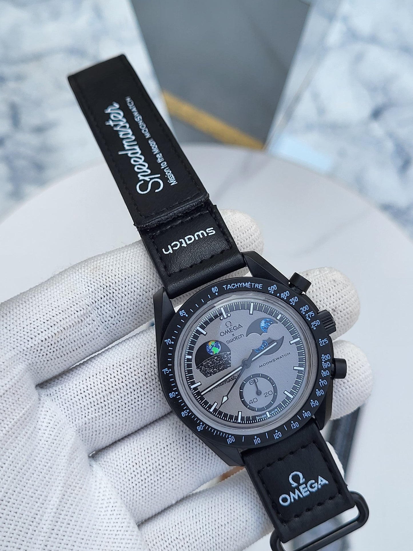Omega Swatch Mission to Moon 🖤
