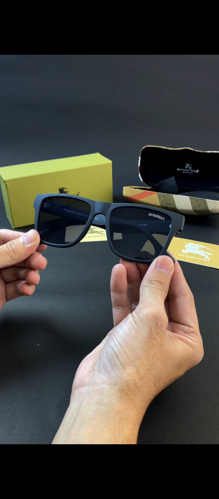 BURBERRY SUNGLASS with original branded box