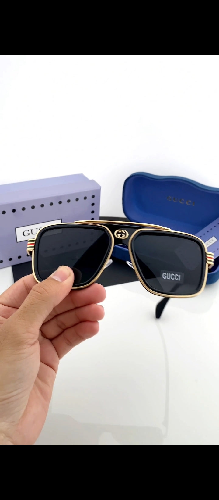 GUCCI SUNGLASS with original branded box