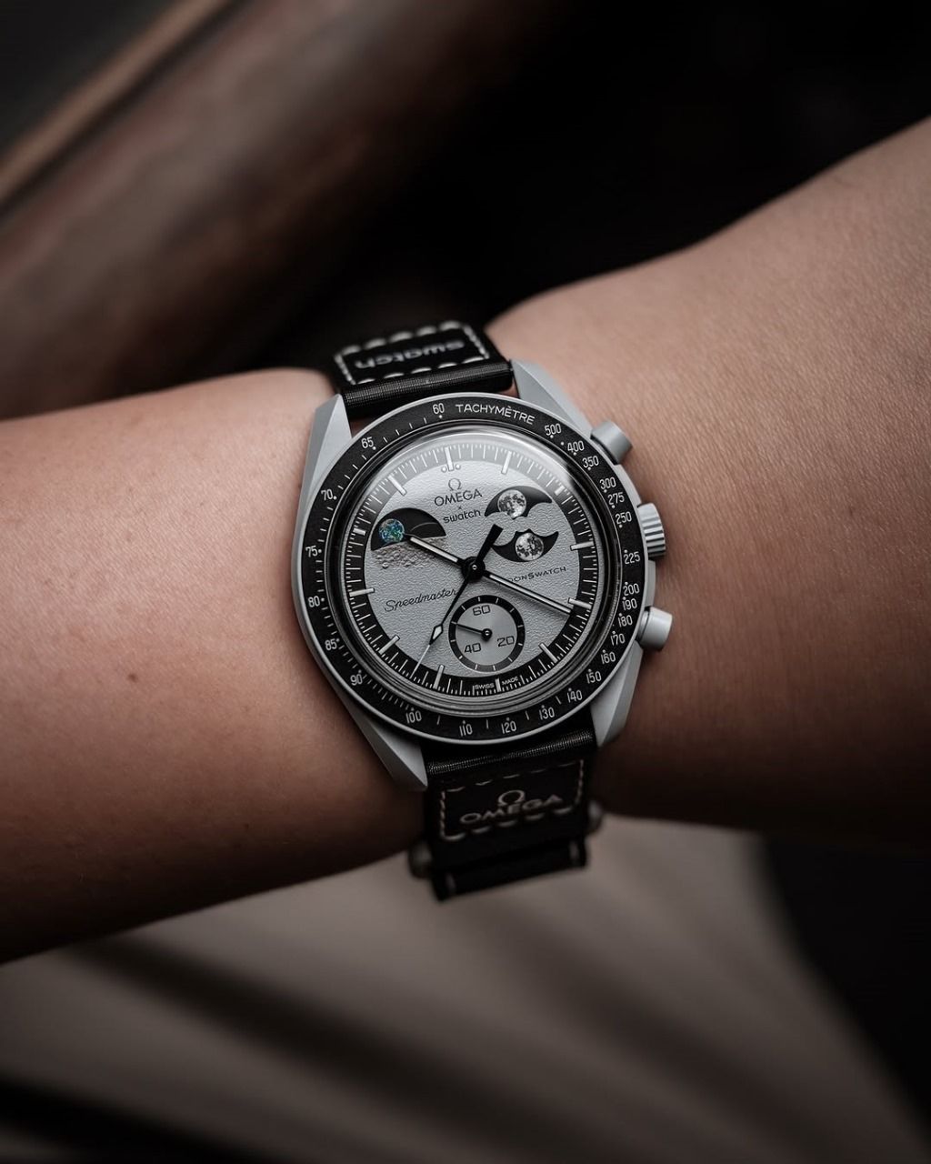 Omega Swatch Mission to Moon 🖤